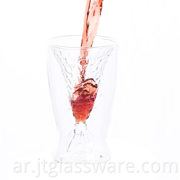 Beautiful Fish Wine Glass Cup